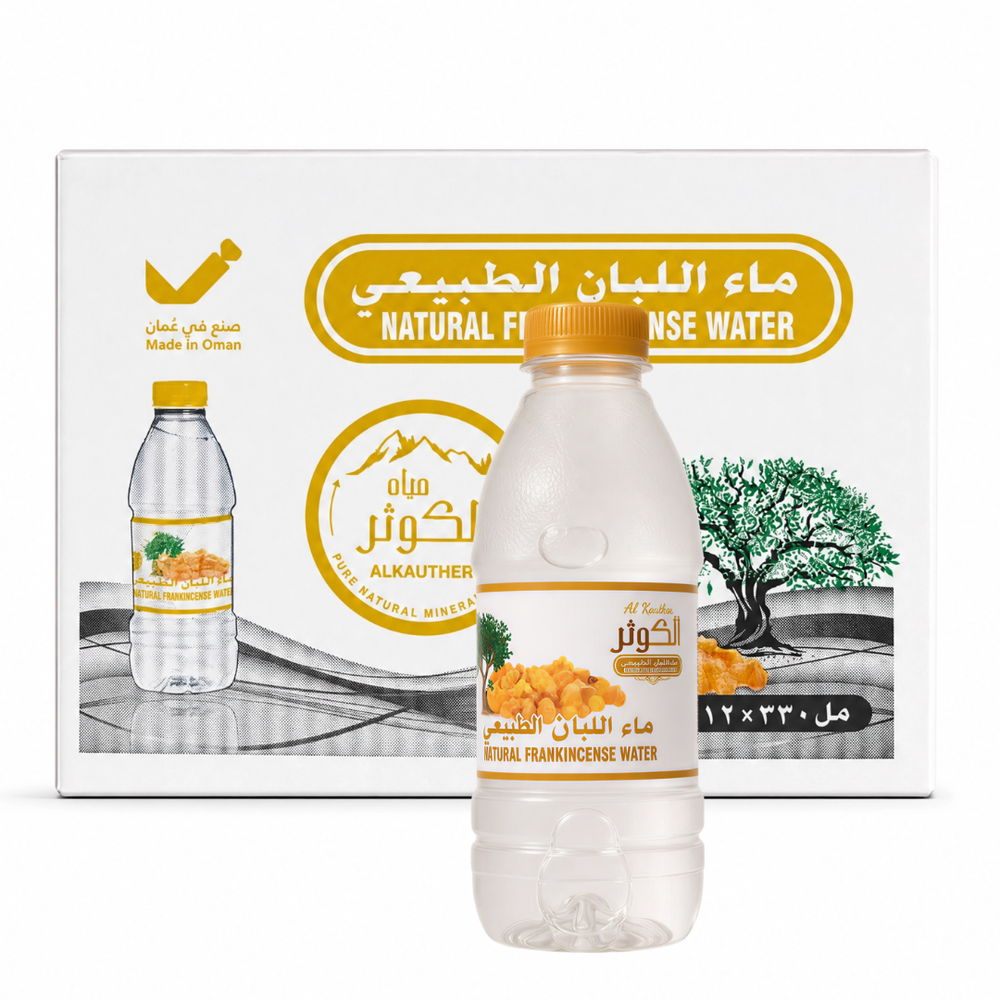 كرتون ماء اللبان الكوثر | 12 عبوة 330مل